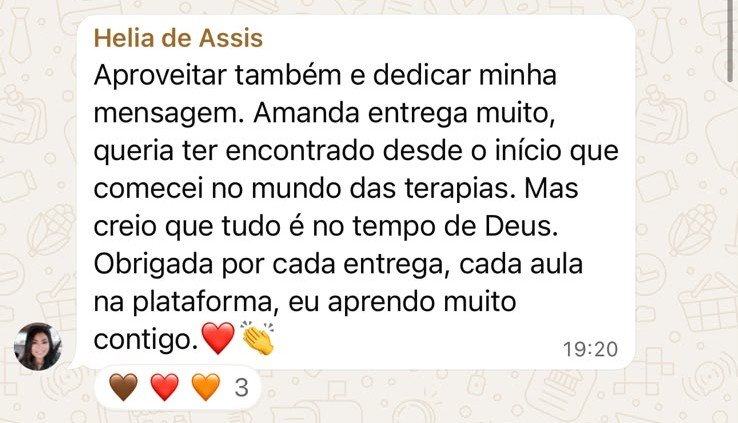 Depoimento de Helia de Assis sobre aprendizado e entrega na Formação TCI