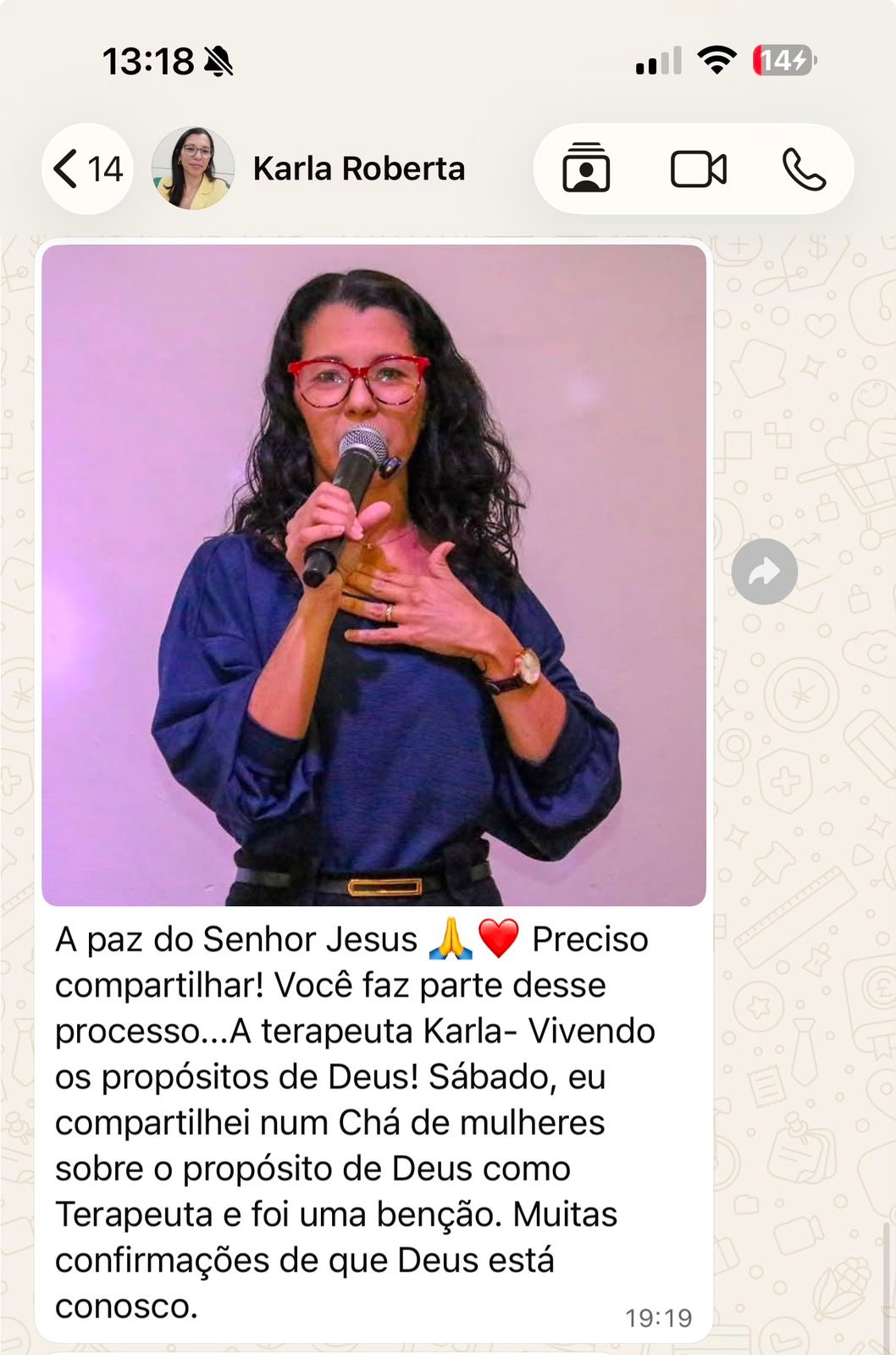 Depoimento de Karla Roberta sobre propósito e chamado na Formação TCI