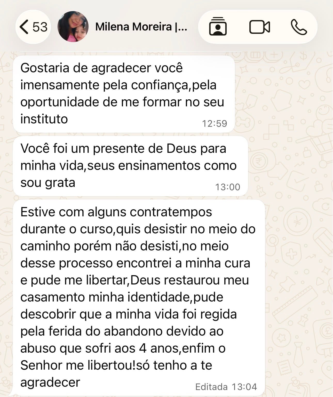 Depoimento de Milena Moreira sobre cura e restauração na Formação TCI